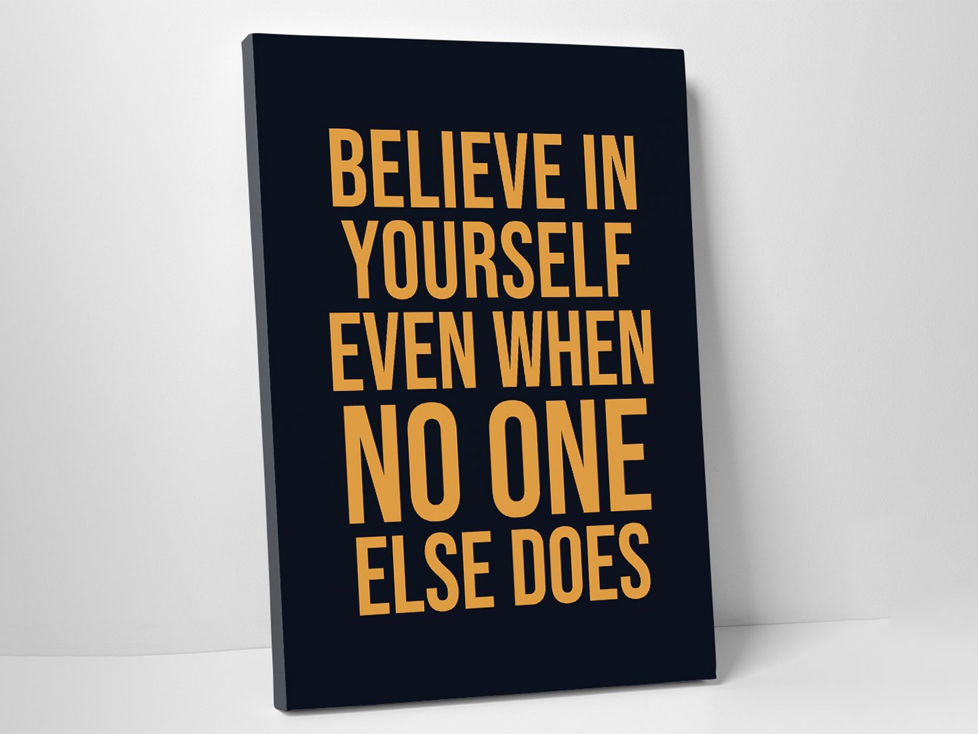 Believe In Yourself - Motivational - Canvas Wall Art