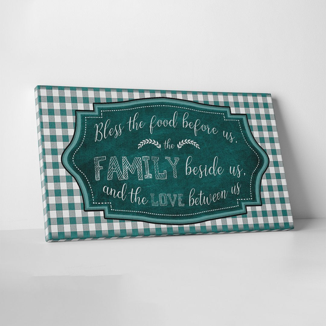 Bless The Food Before Us - Dinning Room - Christian Wall Art