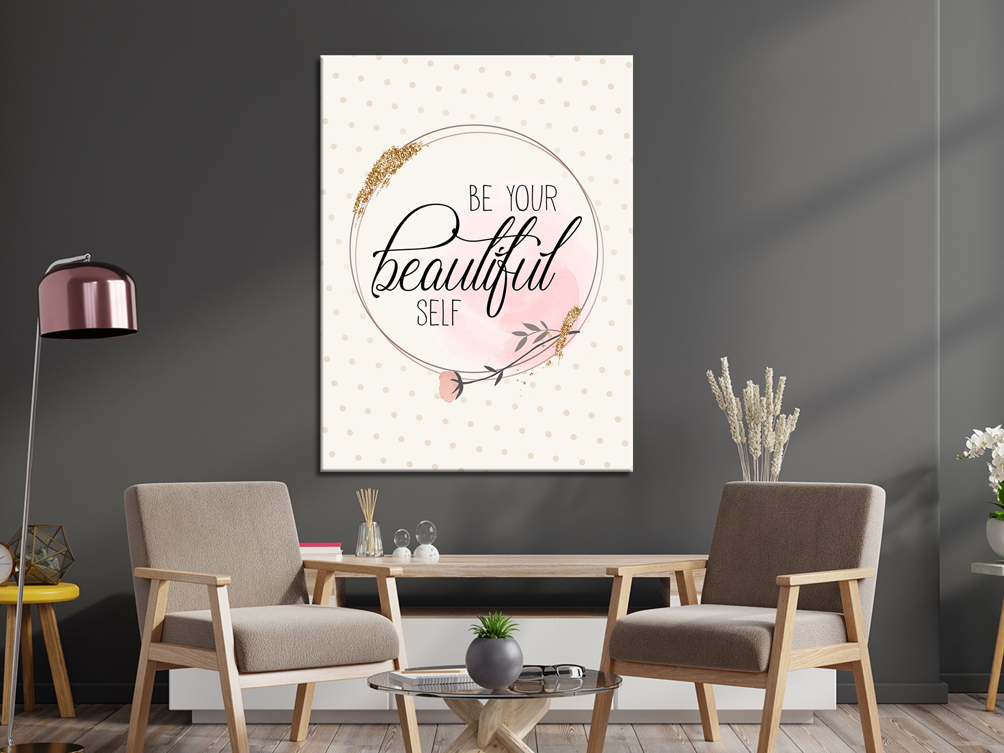 Be Your Beautiful Self - Canvas Wall Art