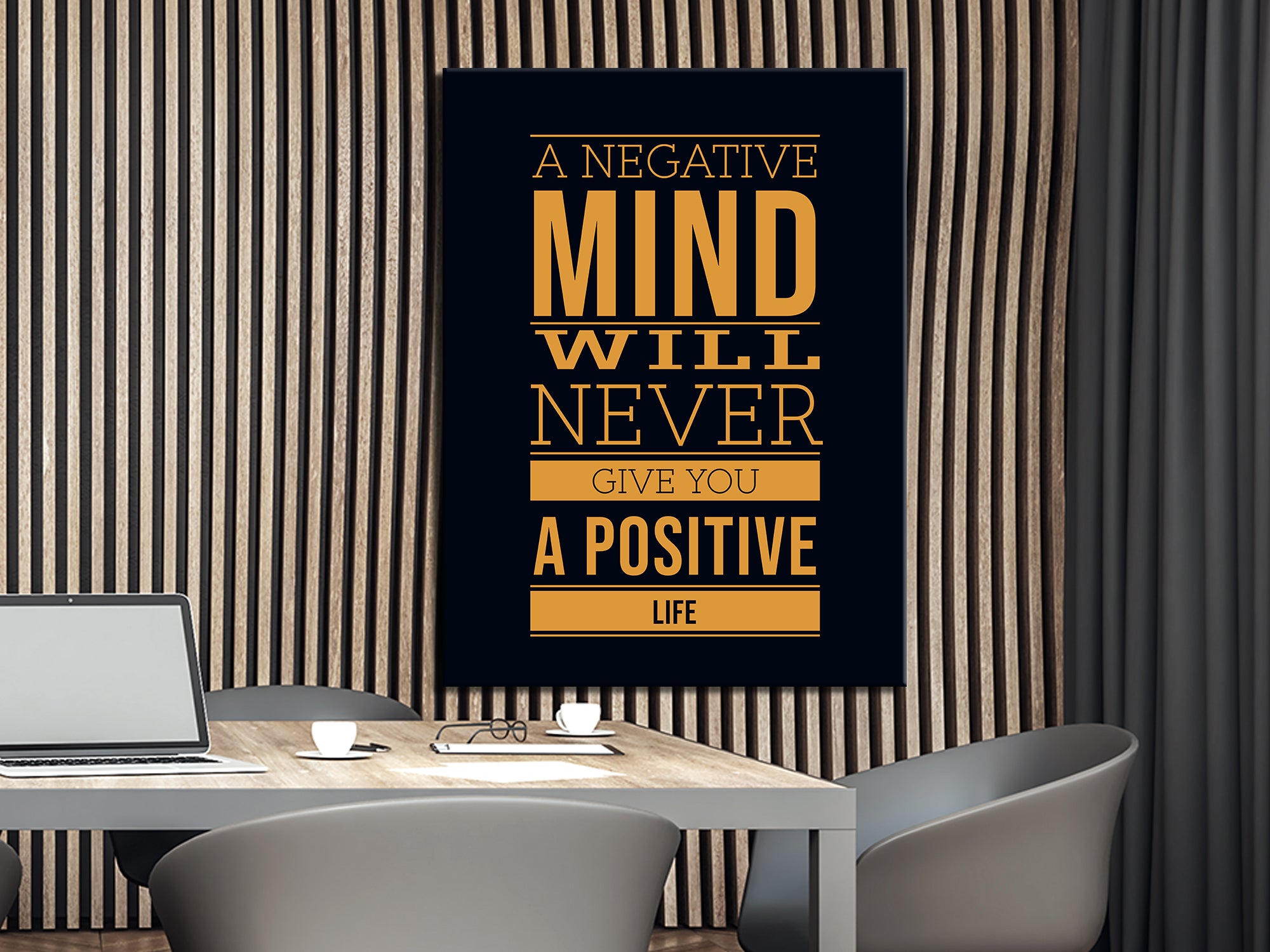 Make Your Mind Positive - Motivational - Canvas Wall Art