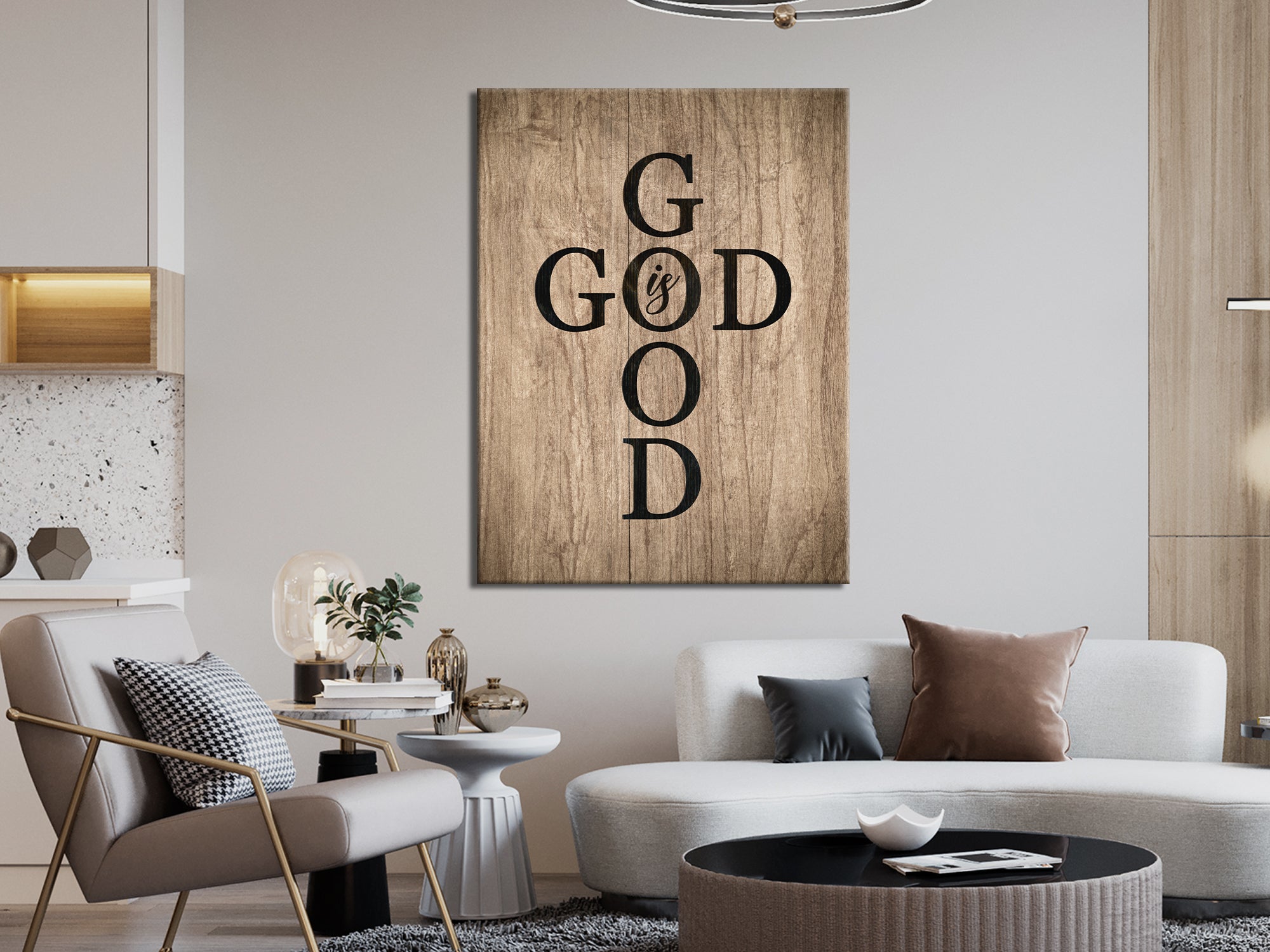 God Is God - Christian - Canvas Wall Art