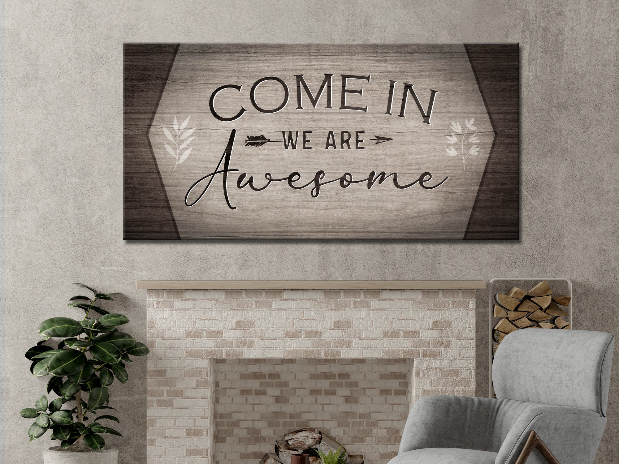 We Are Awesome - Living Room - Christian Canvas Wall Art