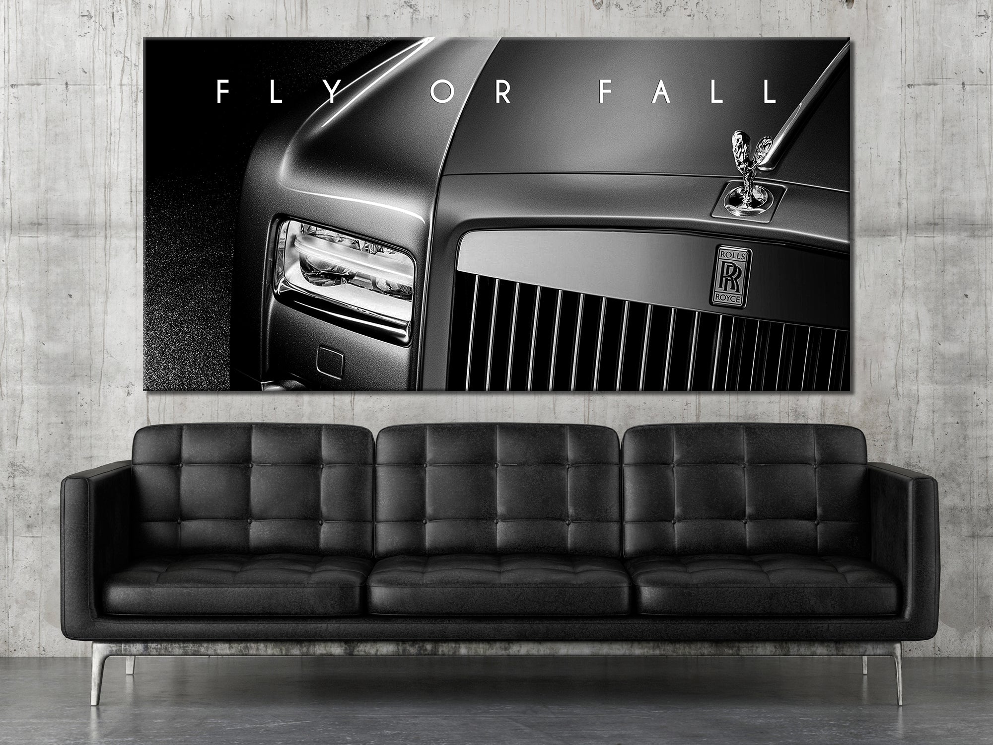 Fly Or Fall Canvas Wall Art