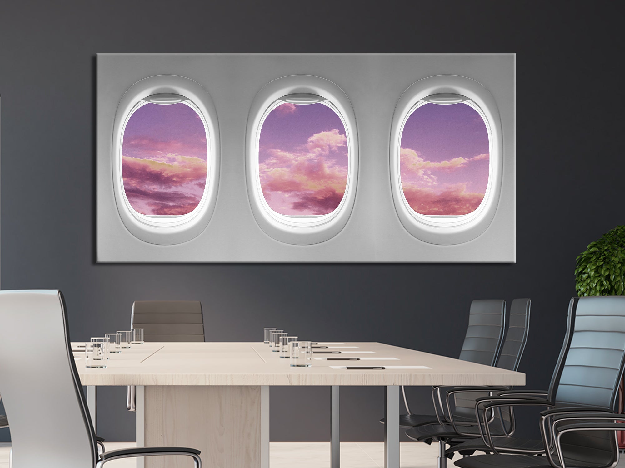Window Seat Clouds Edition Canvas Wall Art
