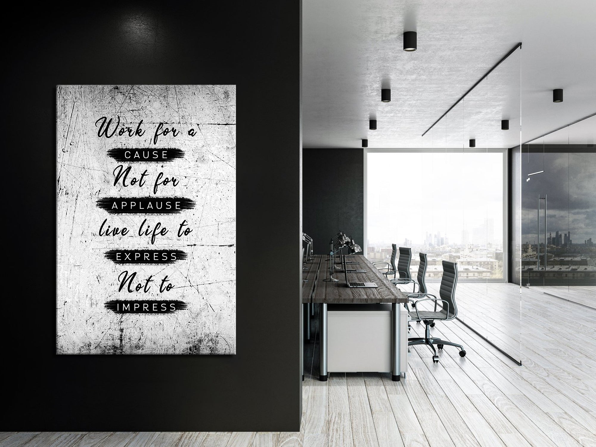 Work For A Cause Canvas Wall Art
