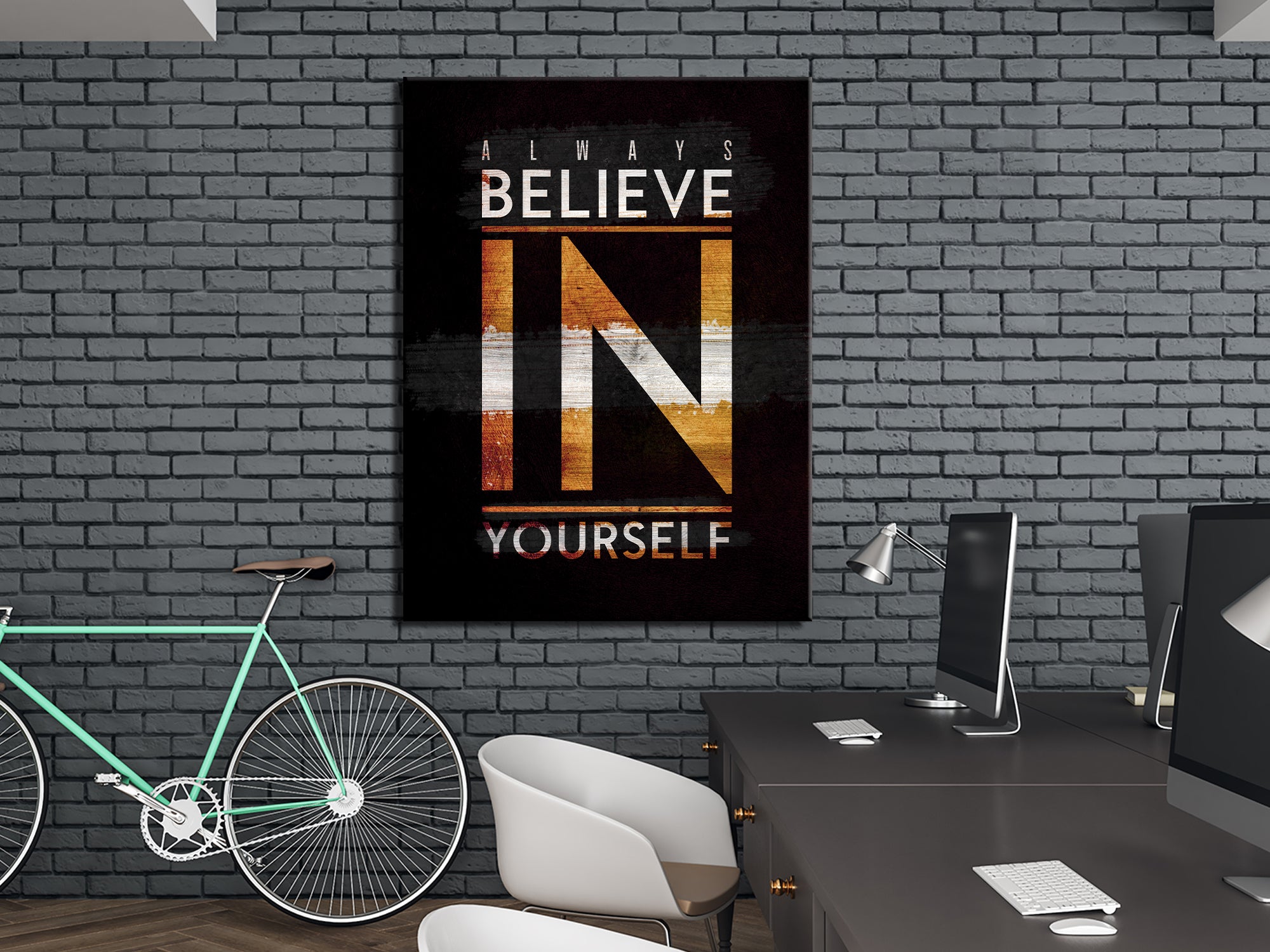Always Believe in Yourself - Living Room - Canvas Wall Art