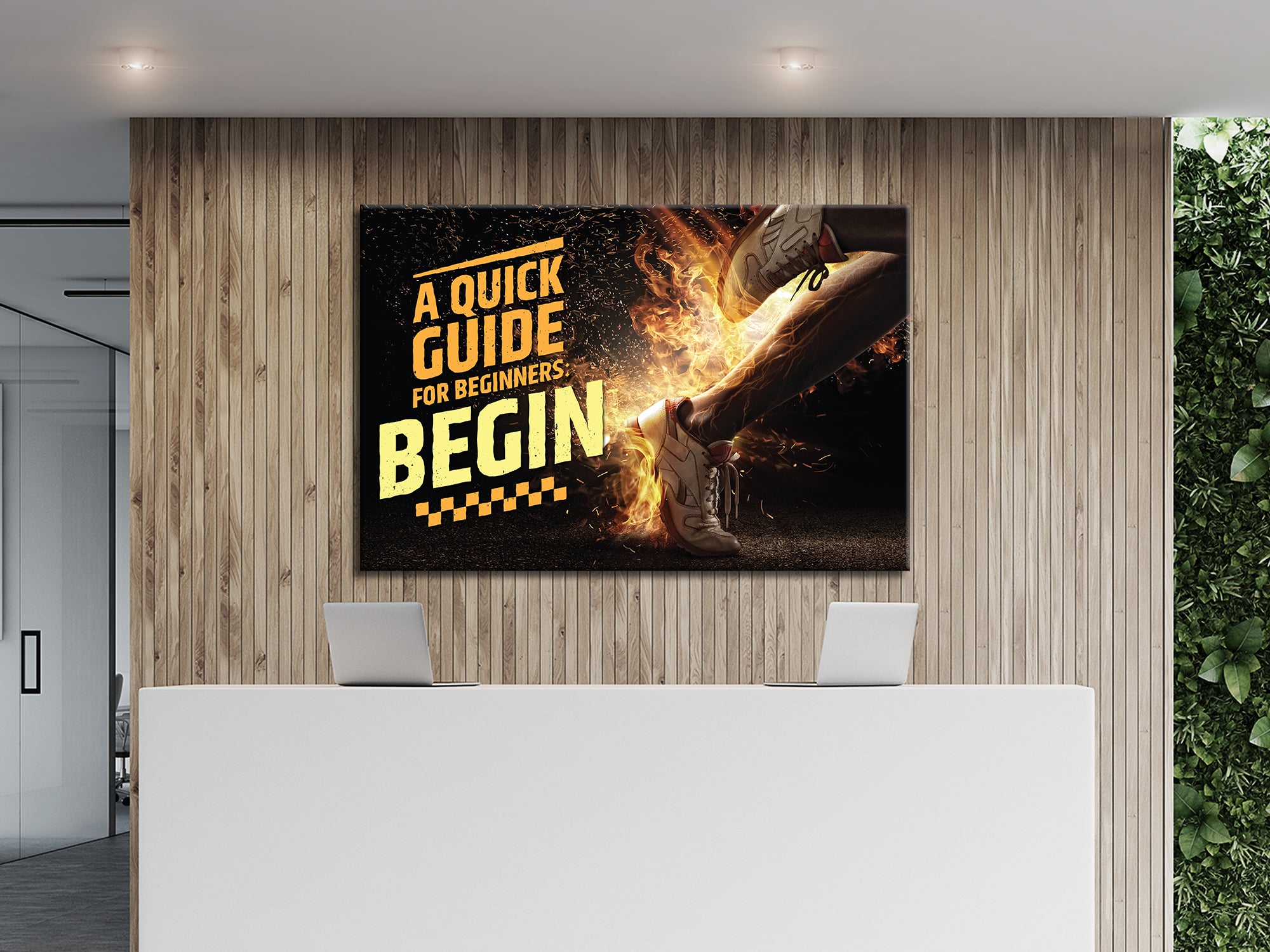 A Quick Guide For Beginners: BEGIN Canvas Wall Art