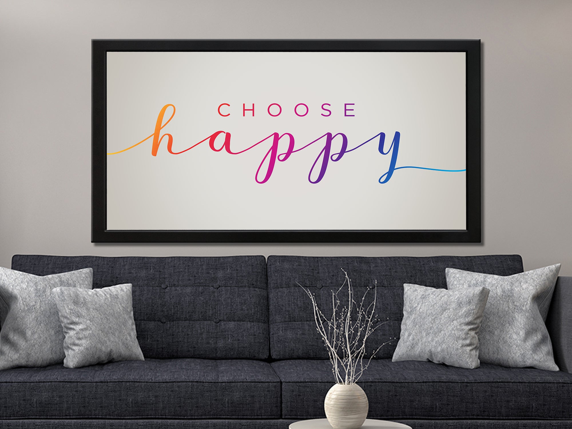 Choose Happy - Canvas Wall Art