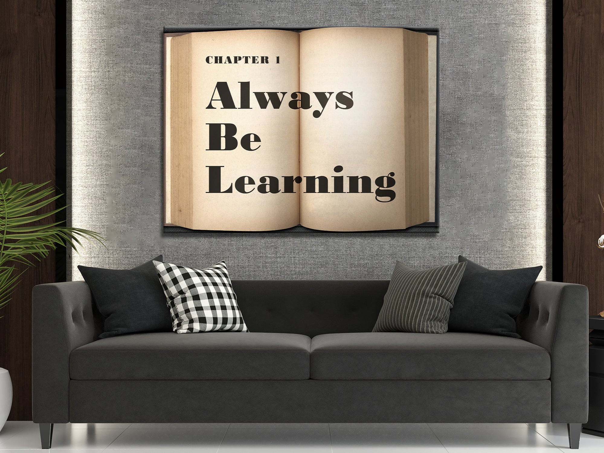 Always Be Learning Canvas Wall Art