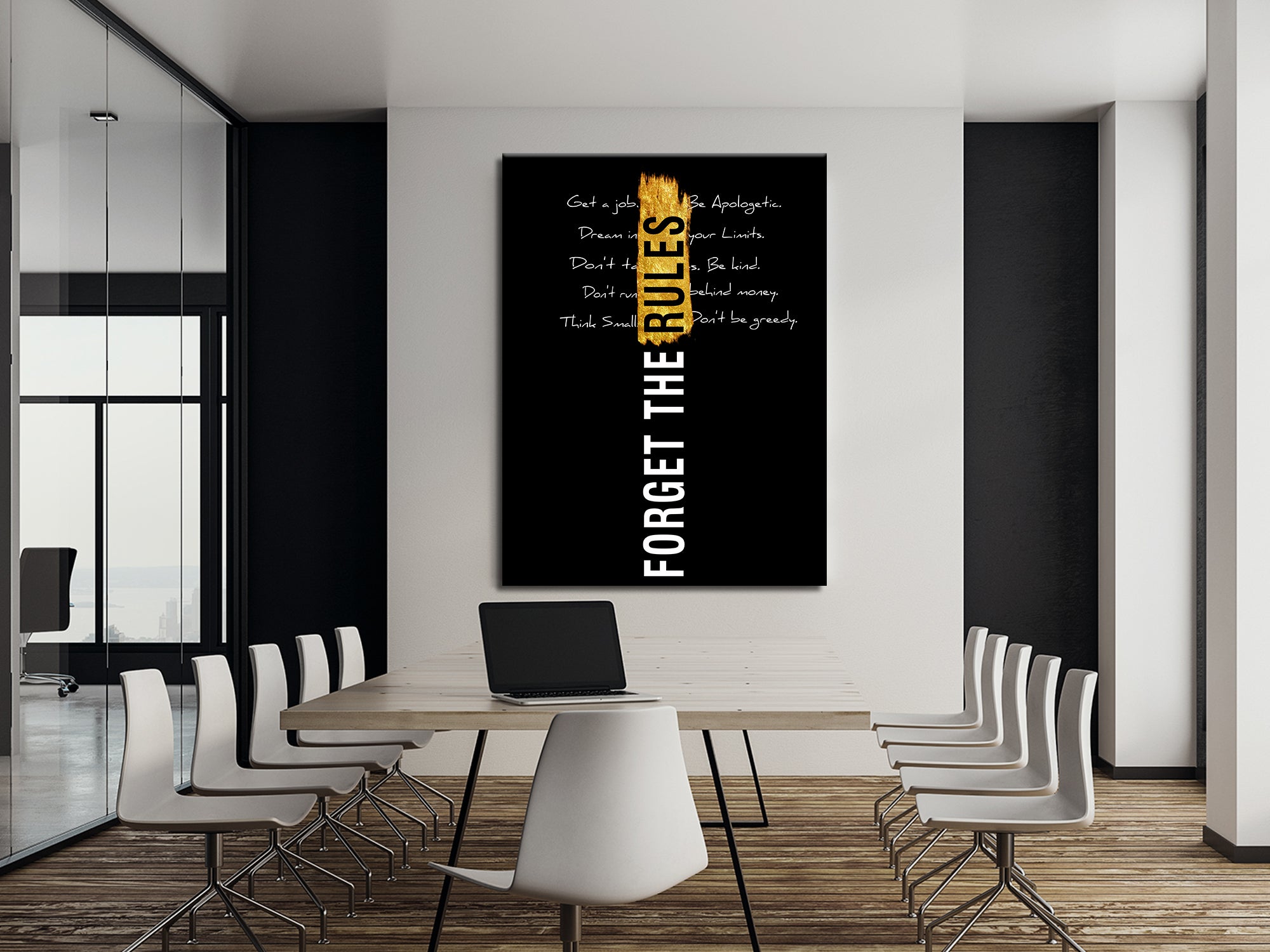 Forget the Rules Canvas Art