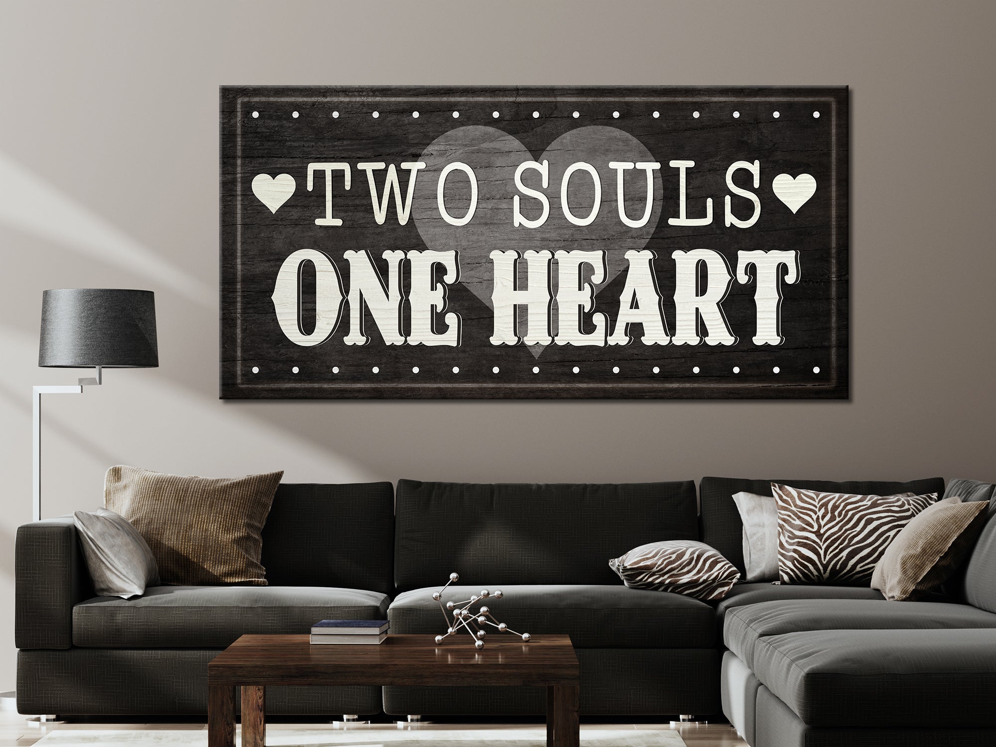 Two Souls One Heart - Christian - Canvas Wall Art
