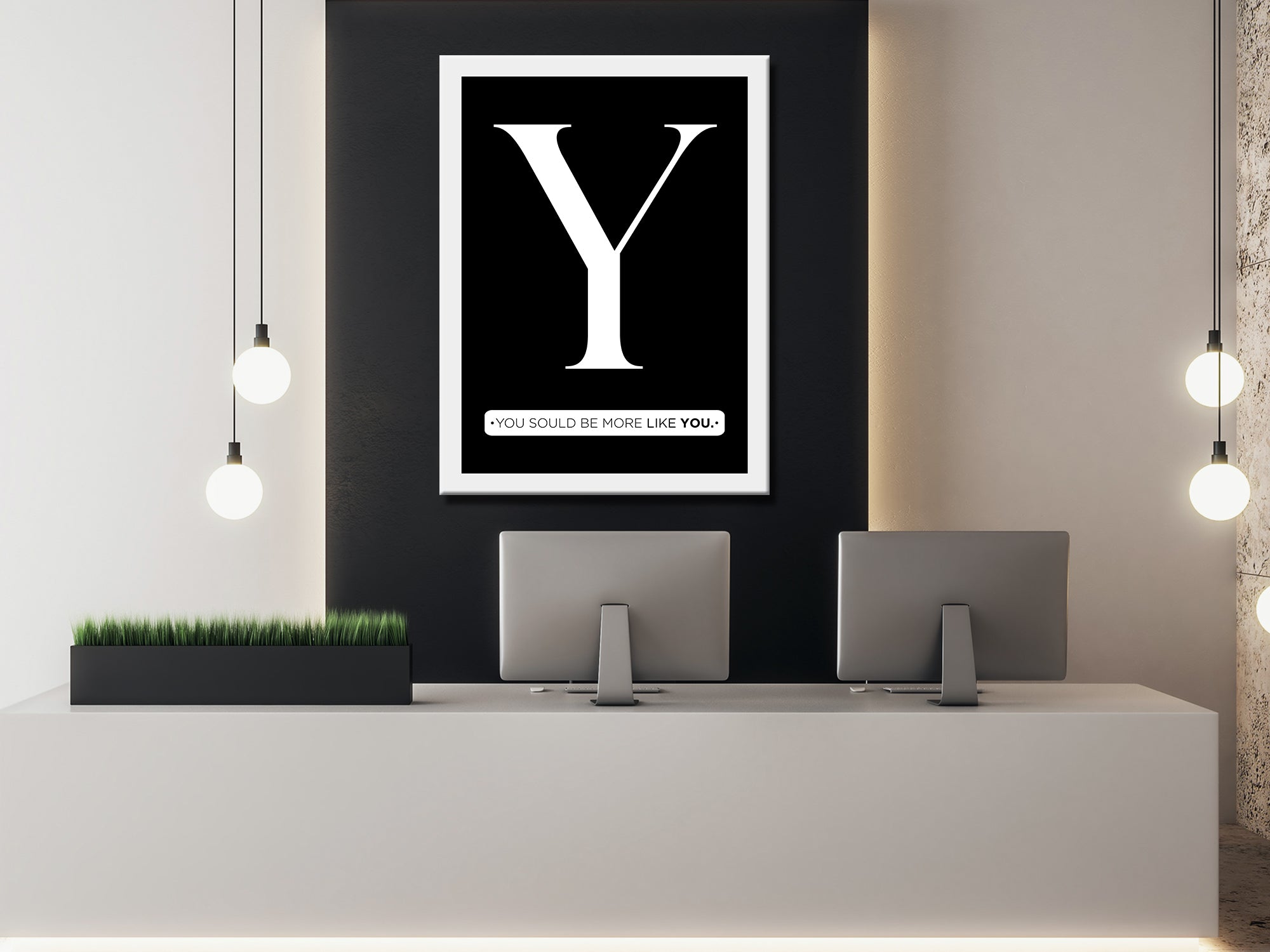 You Should Be More Like You - Living Room - Canvas Wall Art