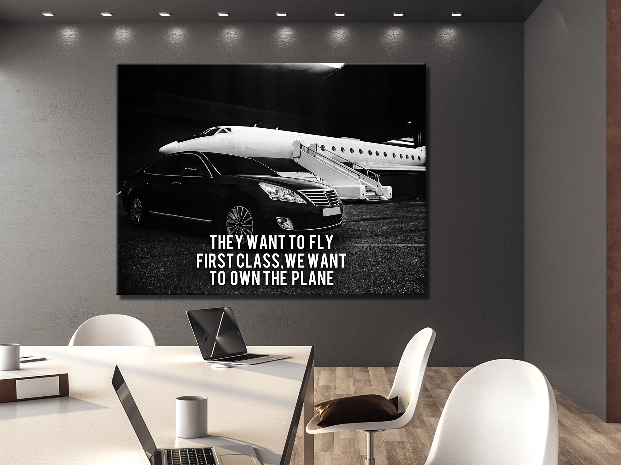 Own The Plane Canvas Wall Art