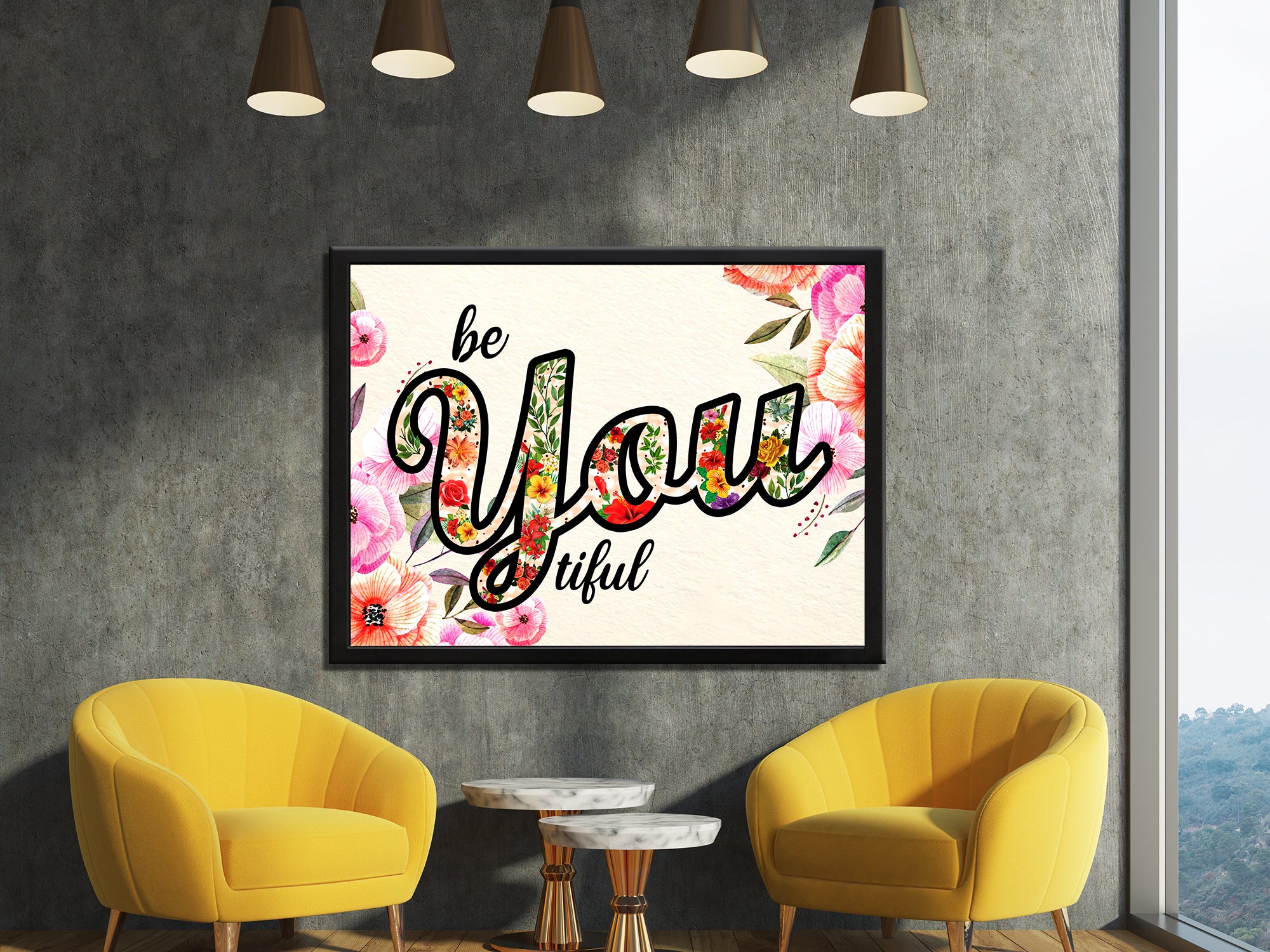 BE-YOU-TIFUL - Inspiring - Canvas Wall Art