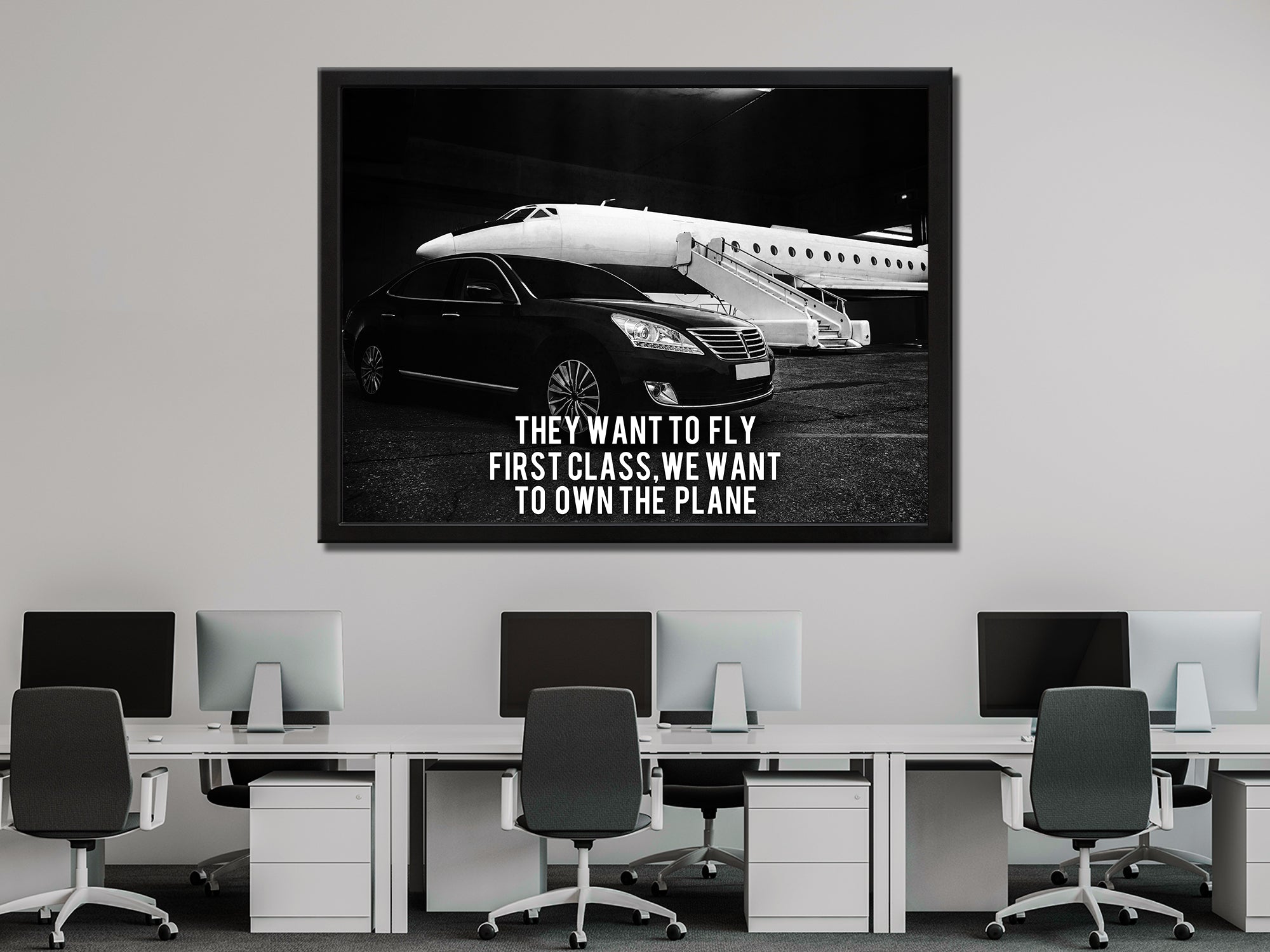 Own The Plane Canvas Wall Art