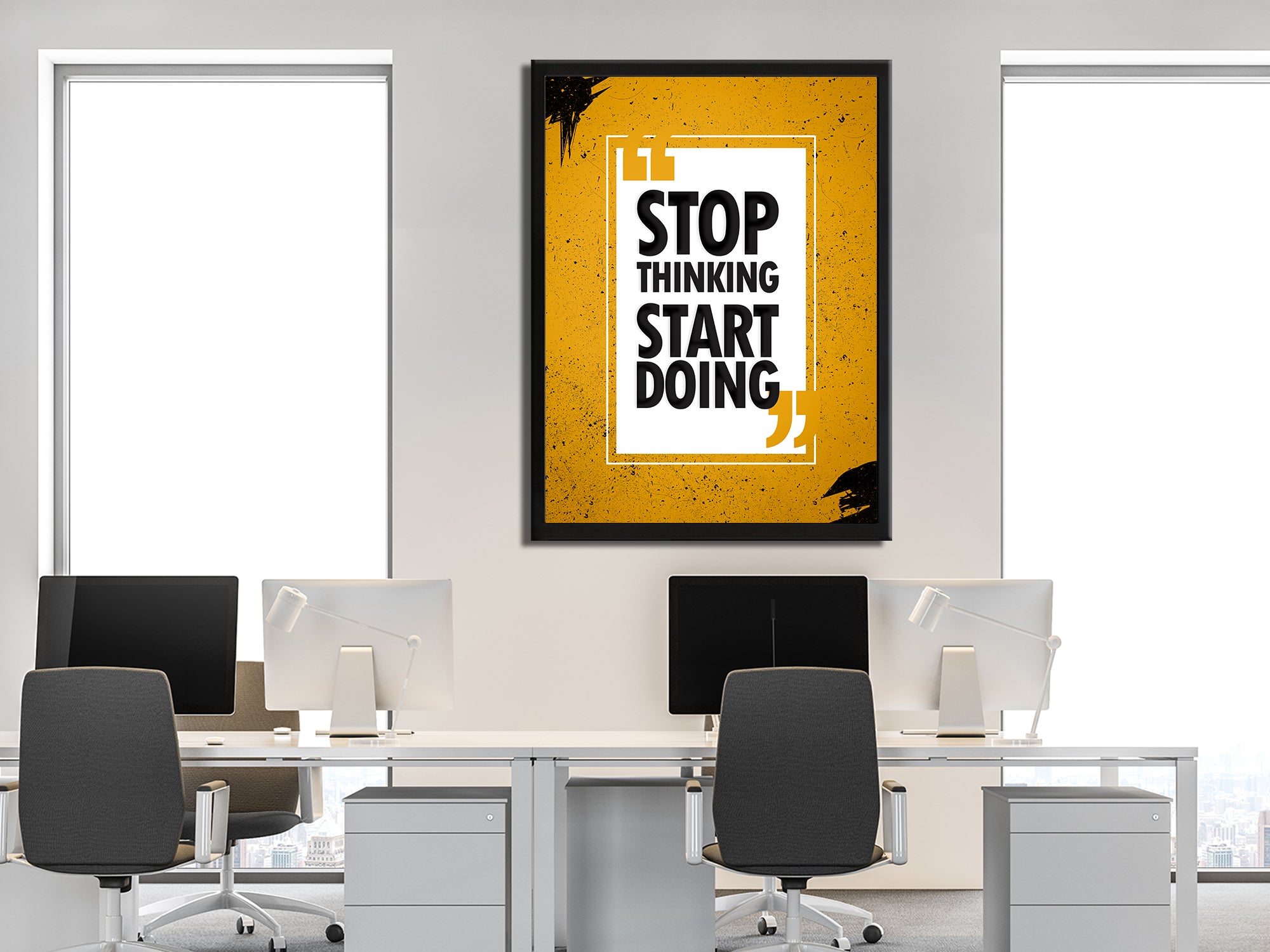Stop Thinking Start Doing - Living Room - Canvas Wall Art