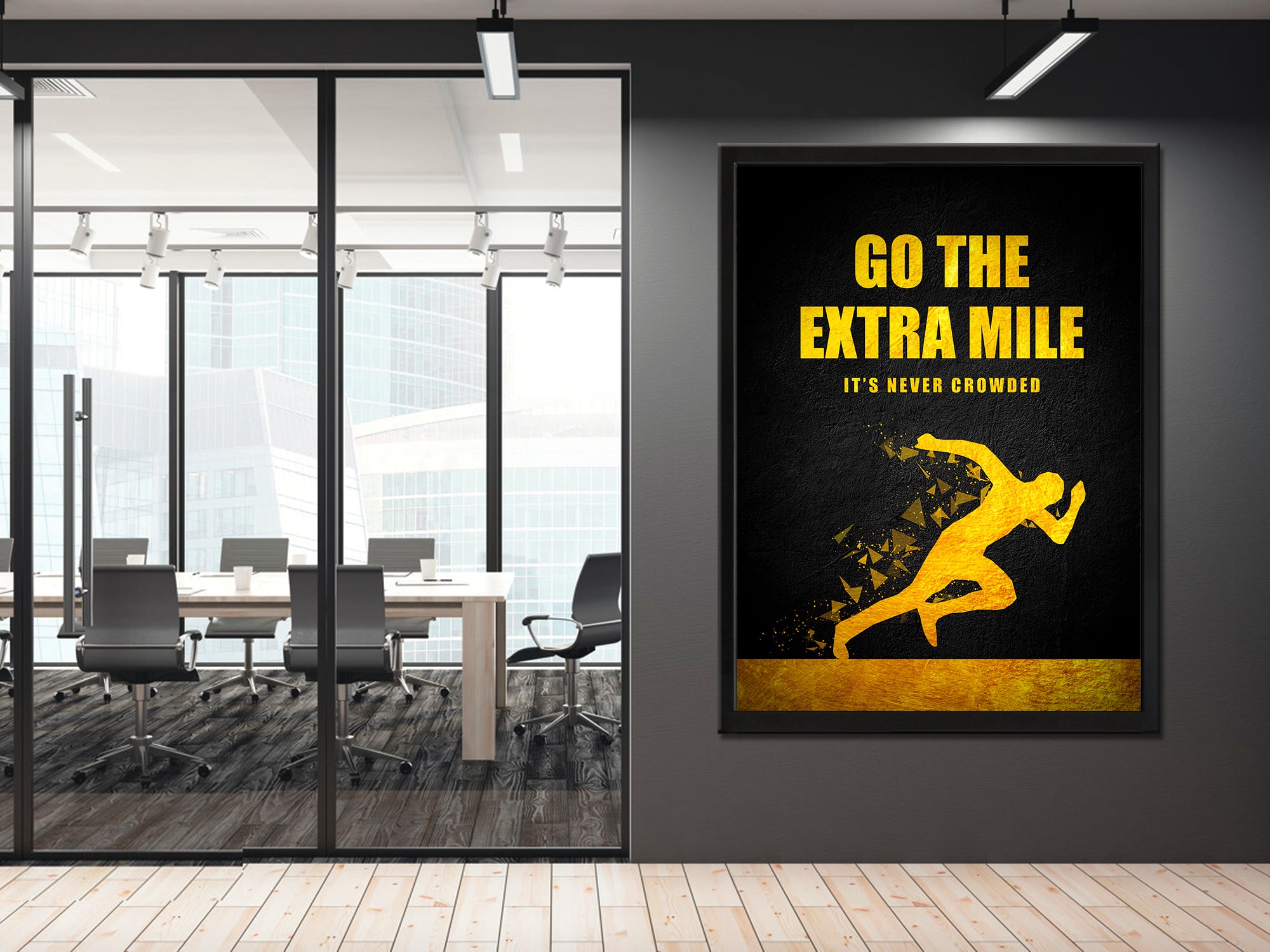 Go The Extra Mile - Canvas Wall Art