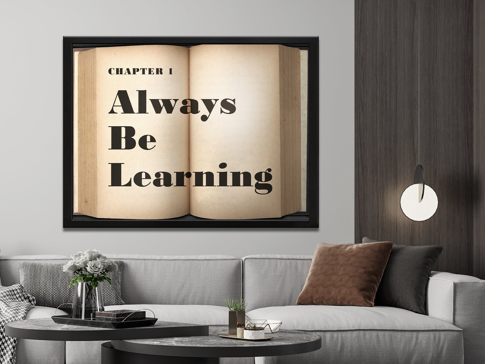 Always Be Learning Canvas Wall Art