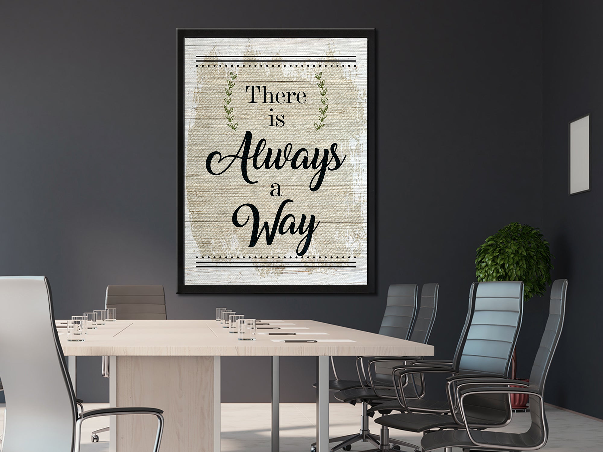 There is Always a Way - Inspiring - Canvas Wall Art