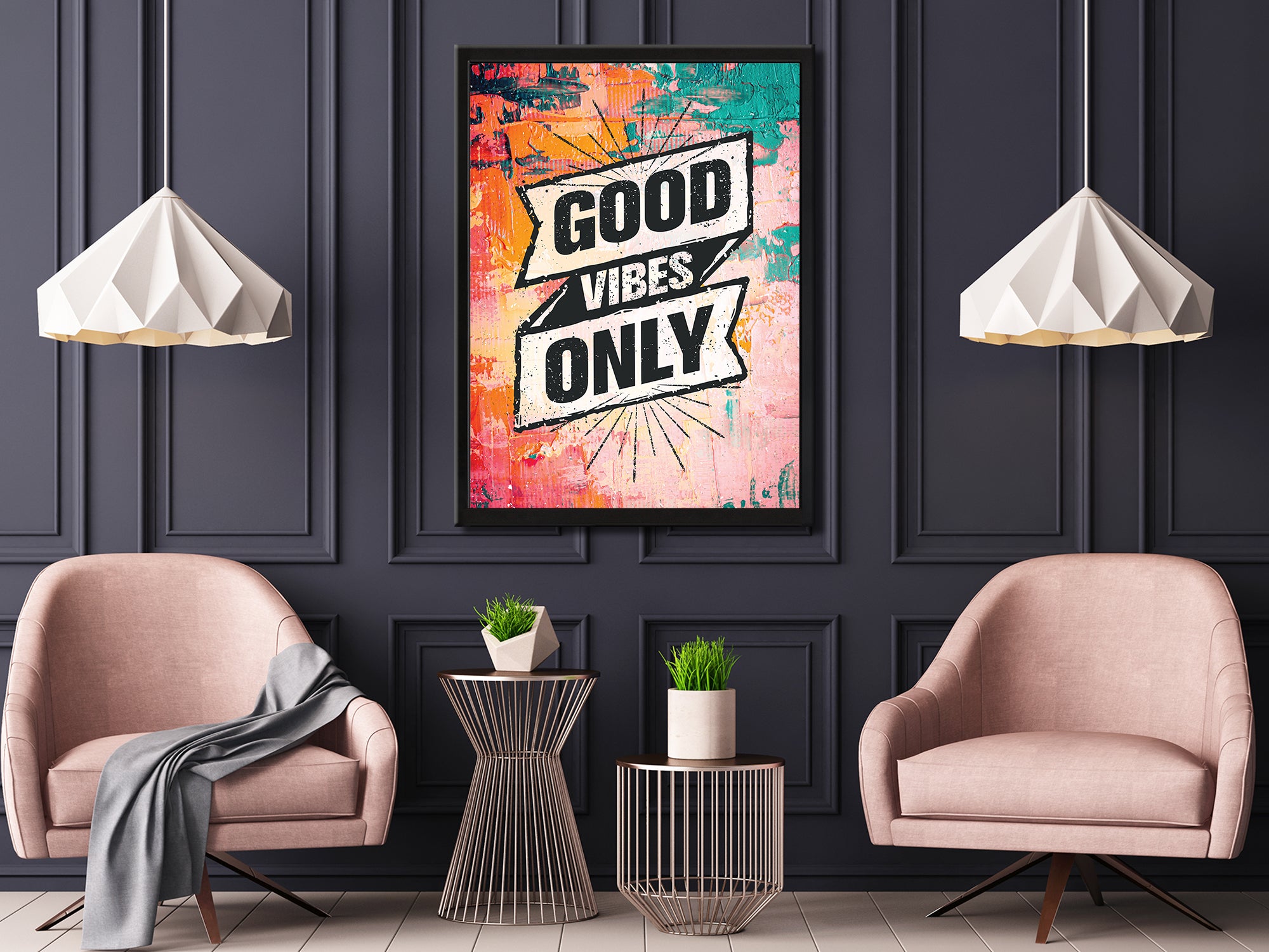 Good Vibes Only Canvas Art