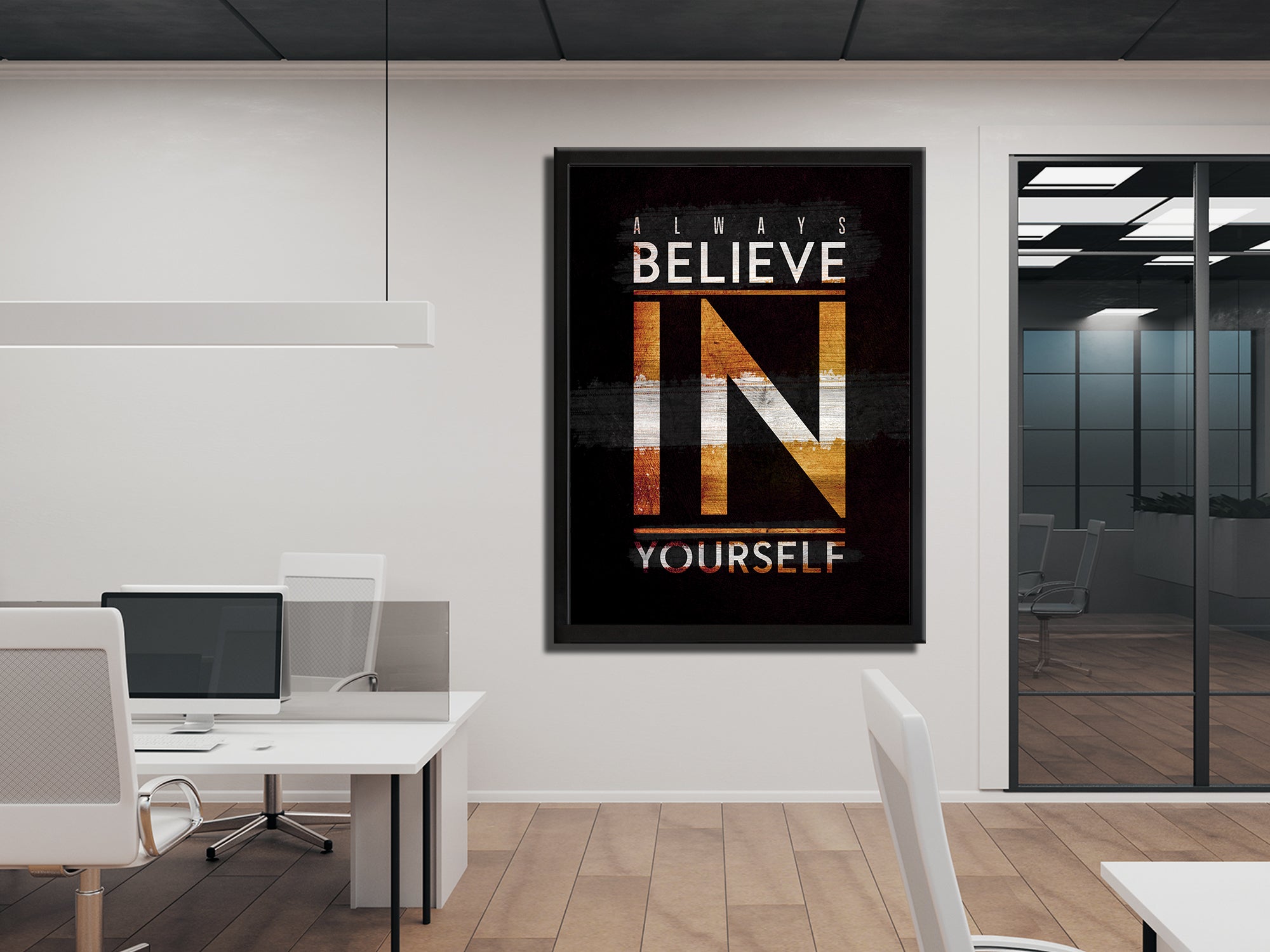 Always Believe in Yourself - Living Room - Canvas Wall Art