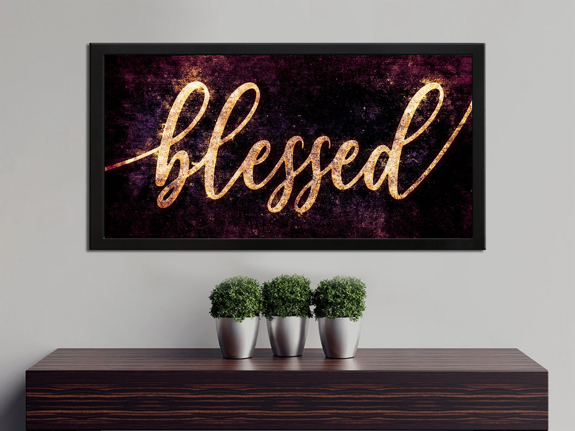 Blessed - Christian - Canvas Wall Art
