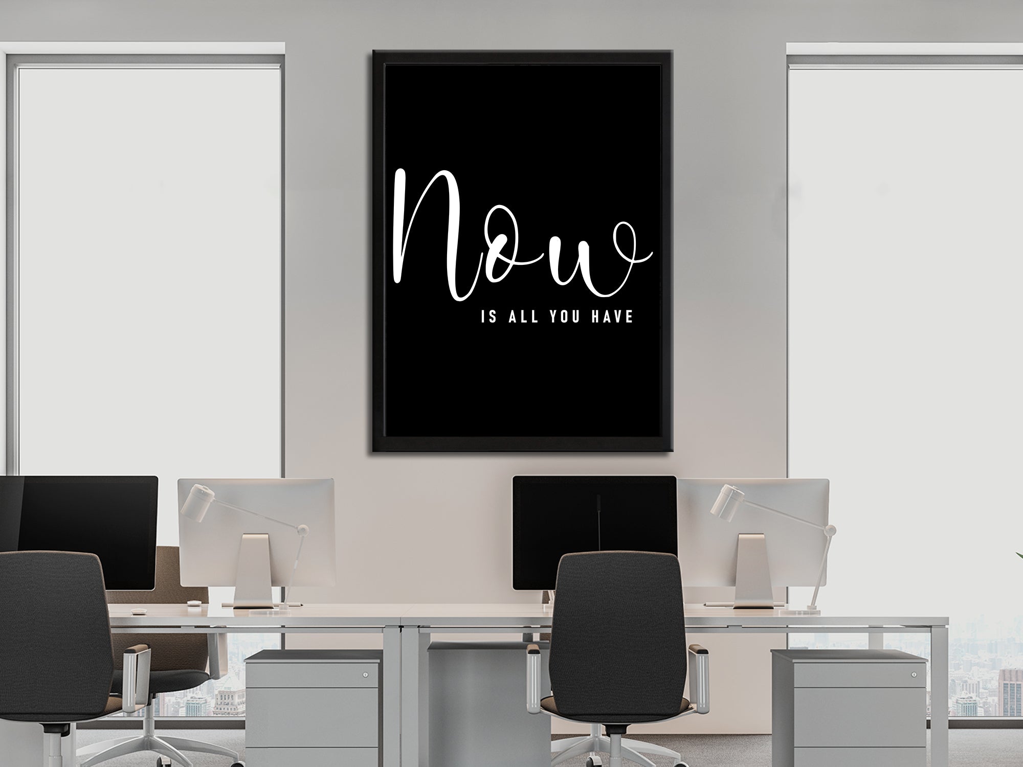 Now is All You Have - Inspiring - Canvas Wall Art