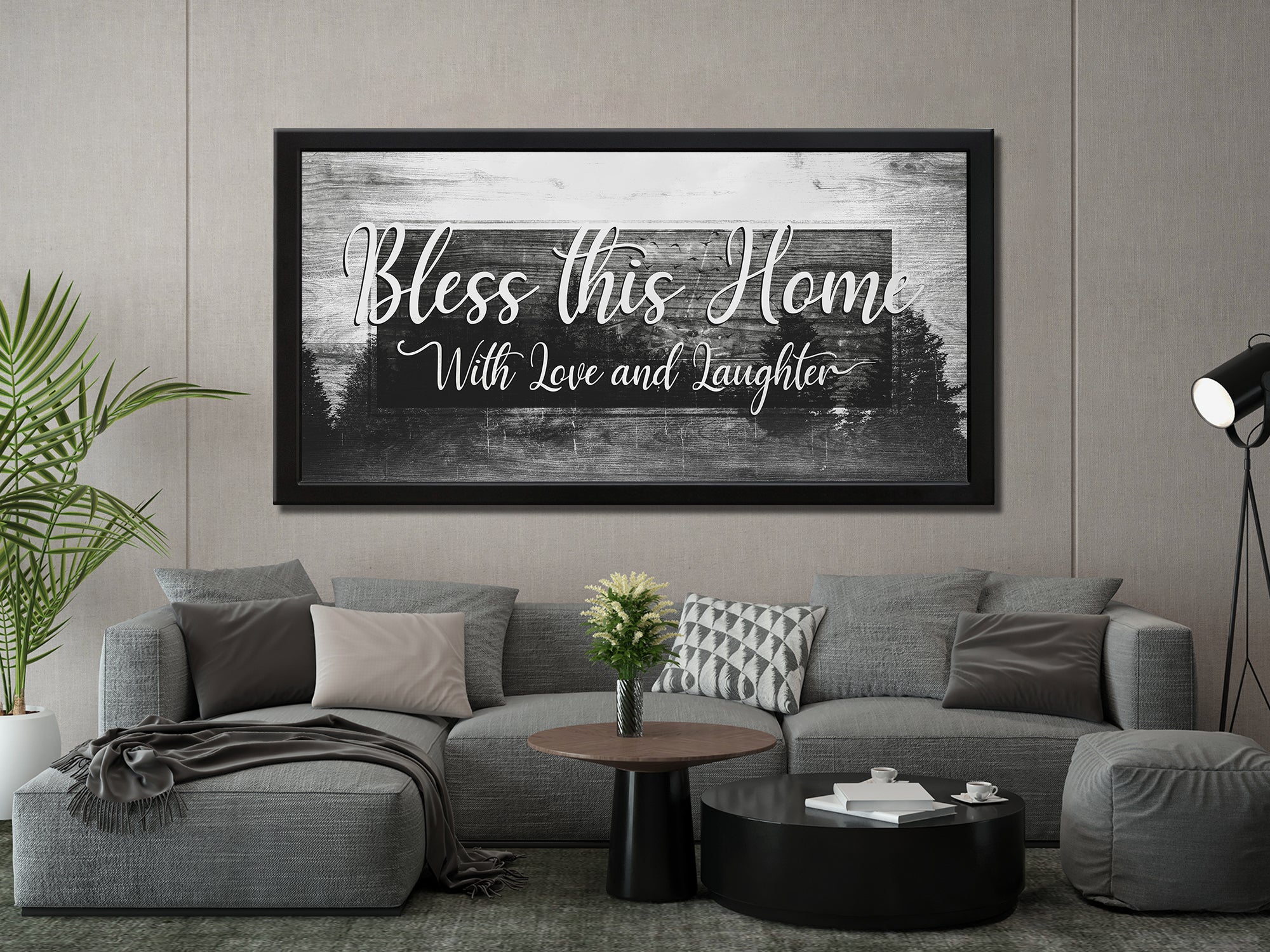 Love & Laughter - Christian - Canvas Wall Art