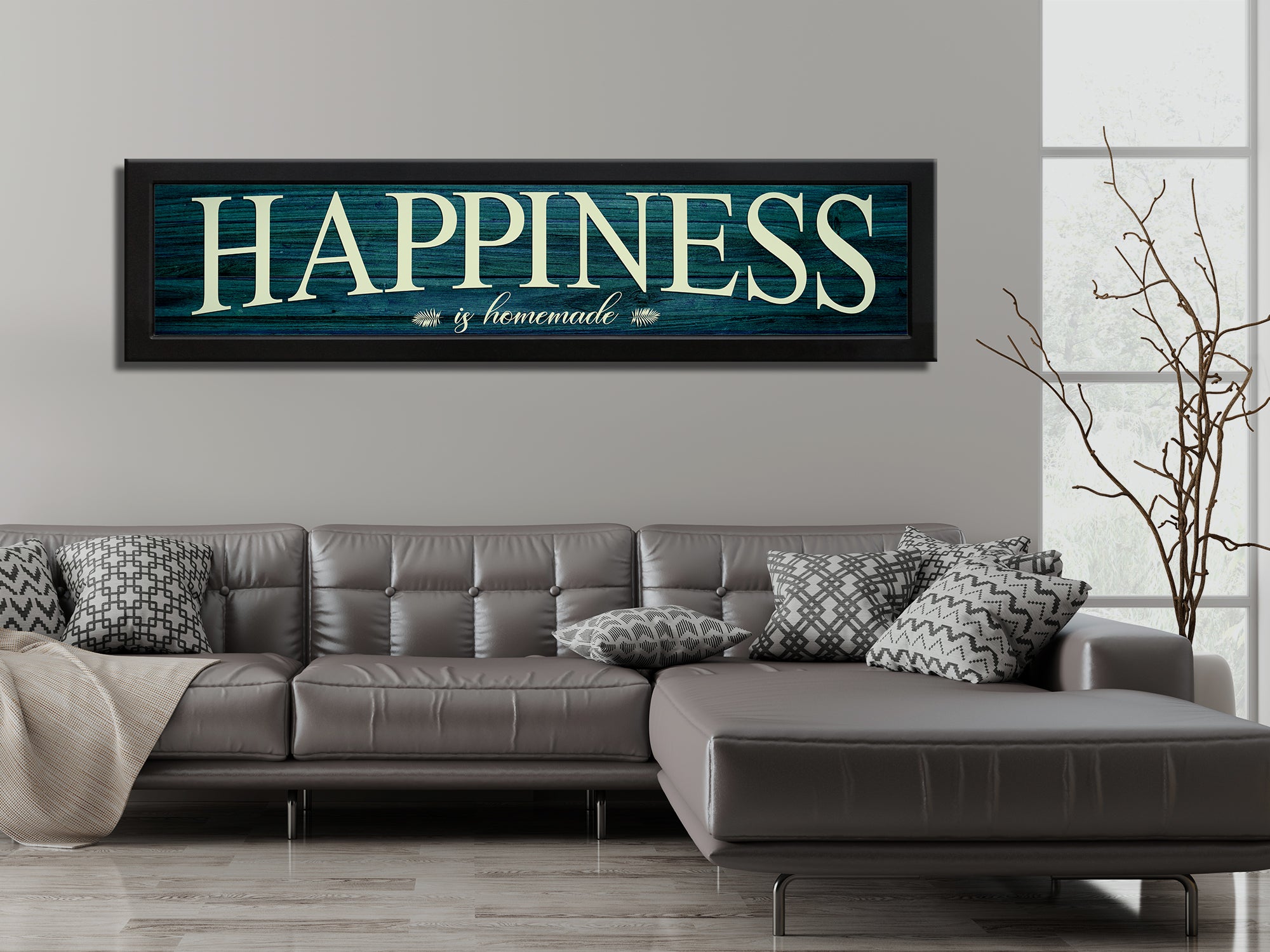 Homemade Happiness - Christian - Canvas Wall Art