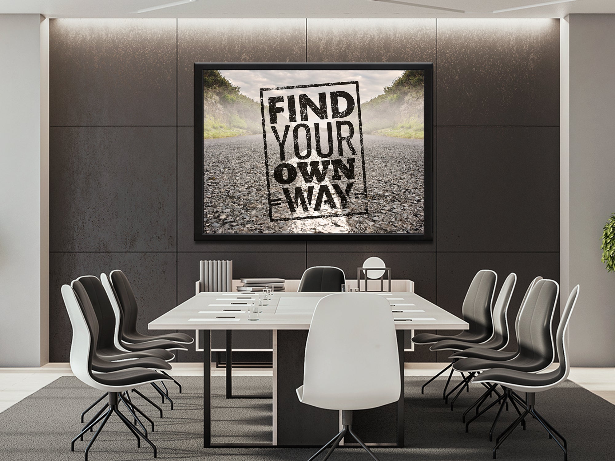 Find Your Own Way Canvas Wall Art