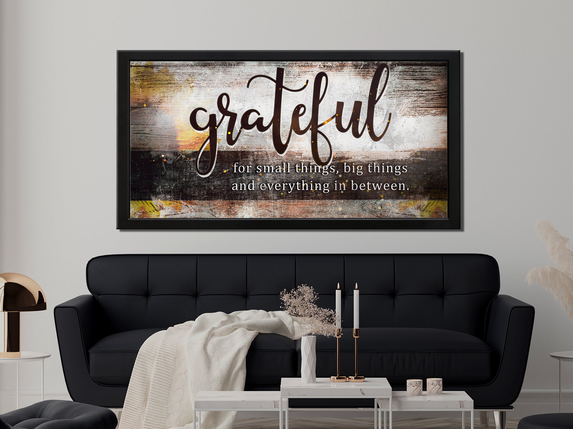 Grateful For Small Things - Christian - Canvas Wall Art