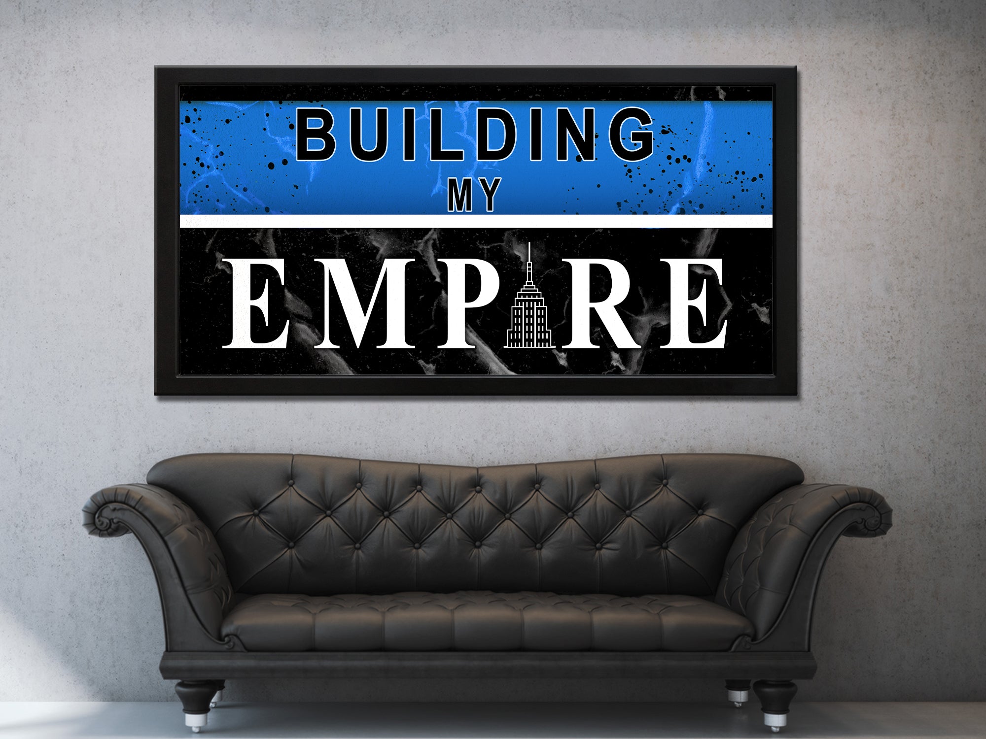 Building My Empire Canvas Wall Art