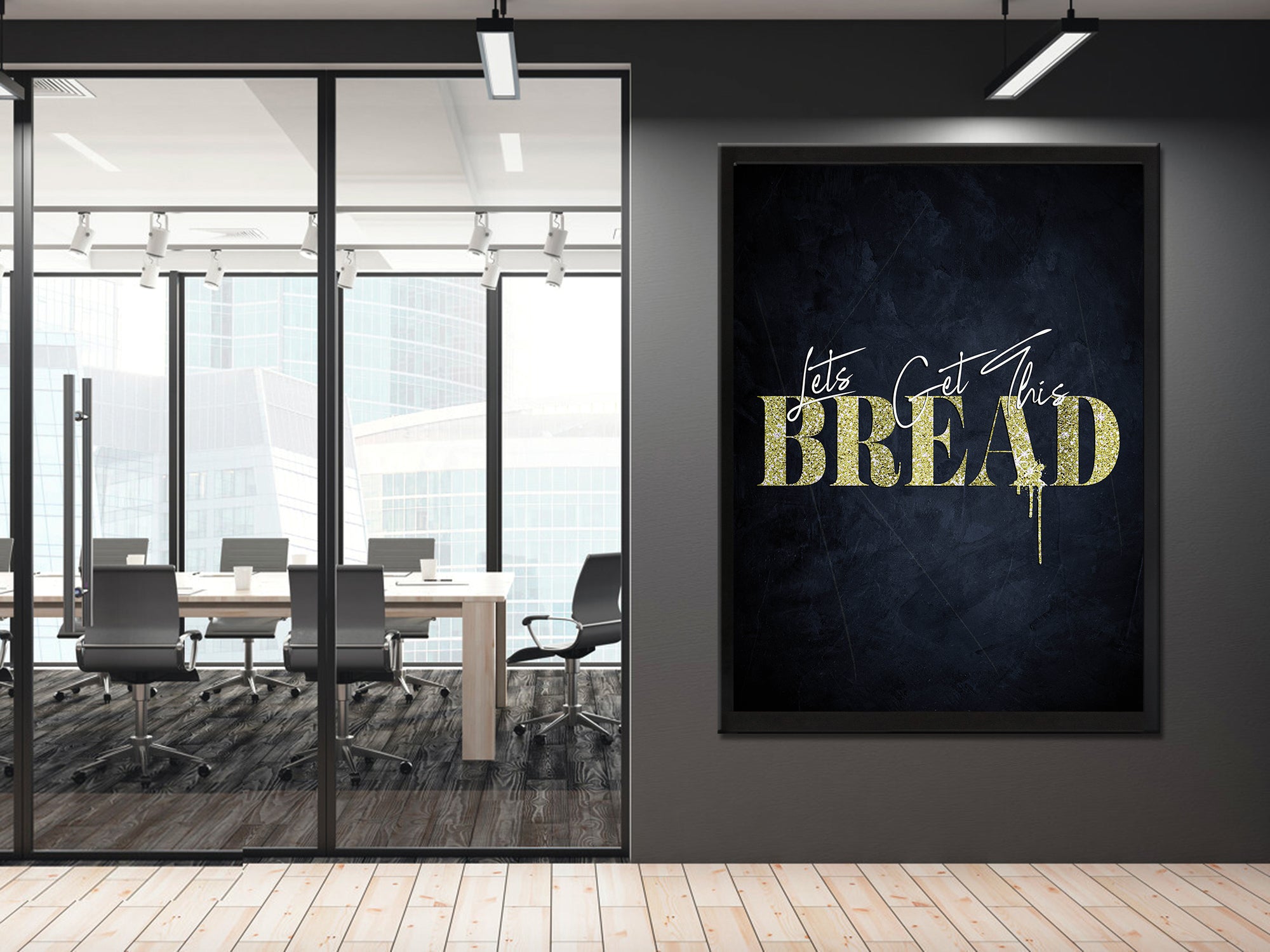 Lets Get This Bread - Canvas Wall Art