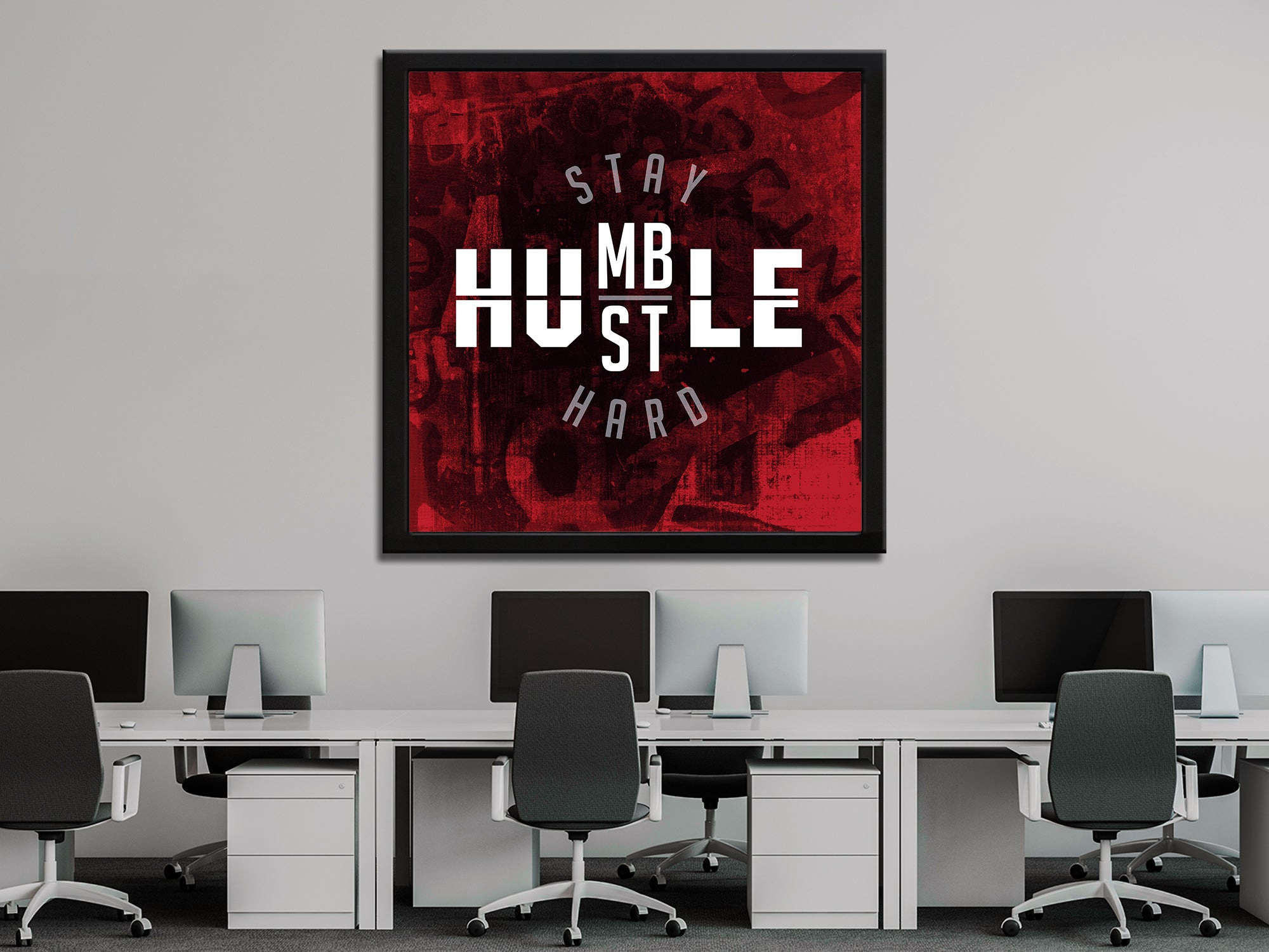 Stay Humble Stay Hard Canvas Wall Art