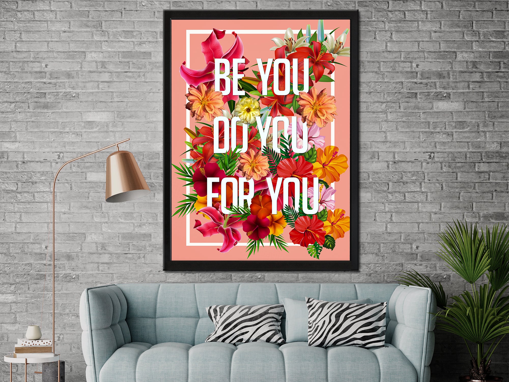Be You Do You Canvas Wall Art For Living Room
