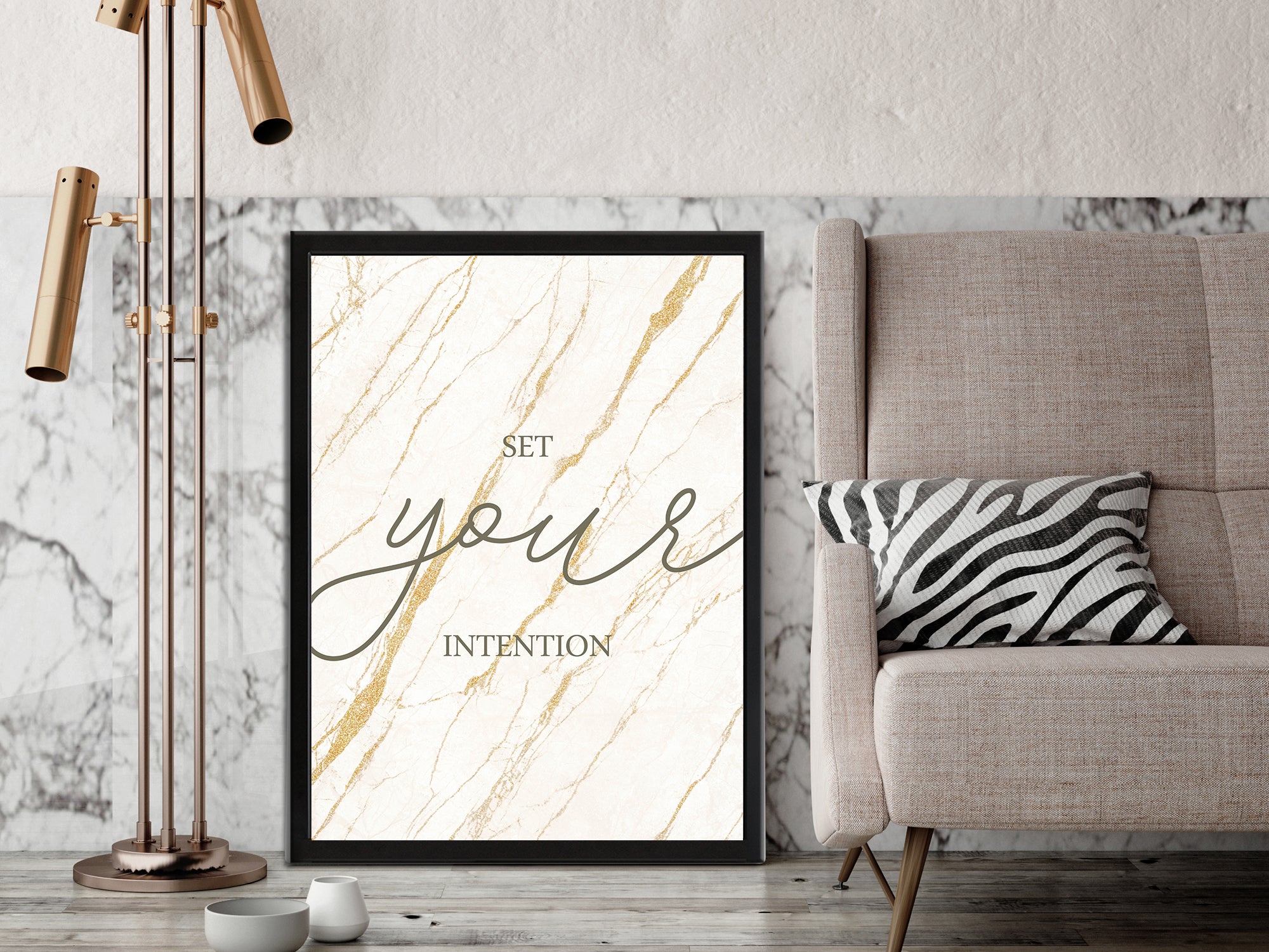 Set Your Intention - Canvas Wall Art