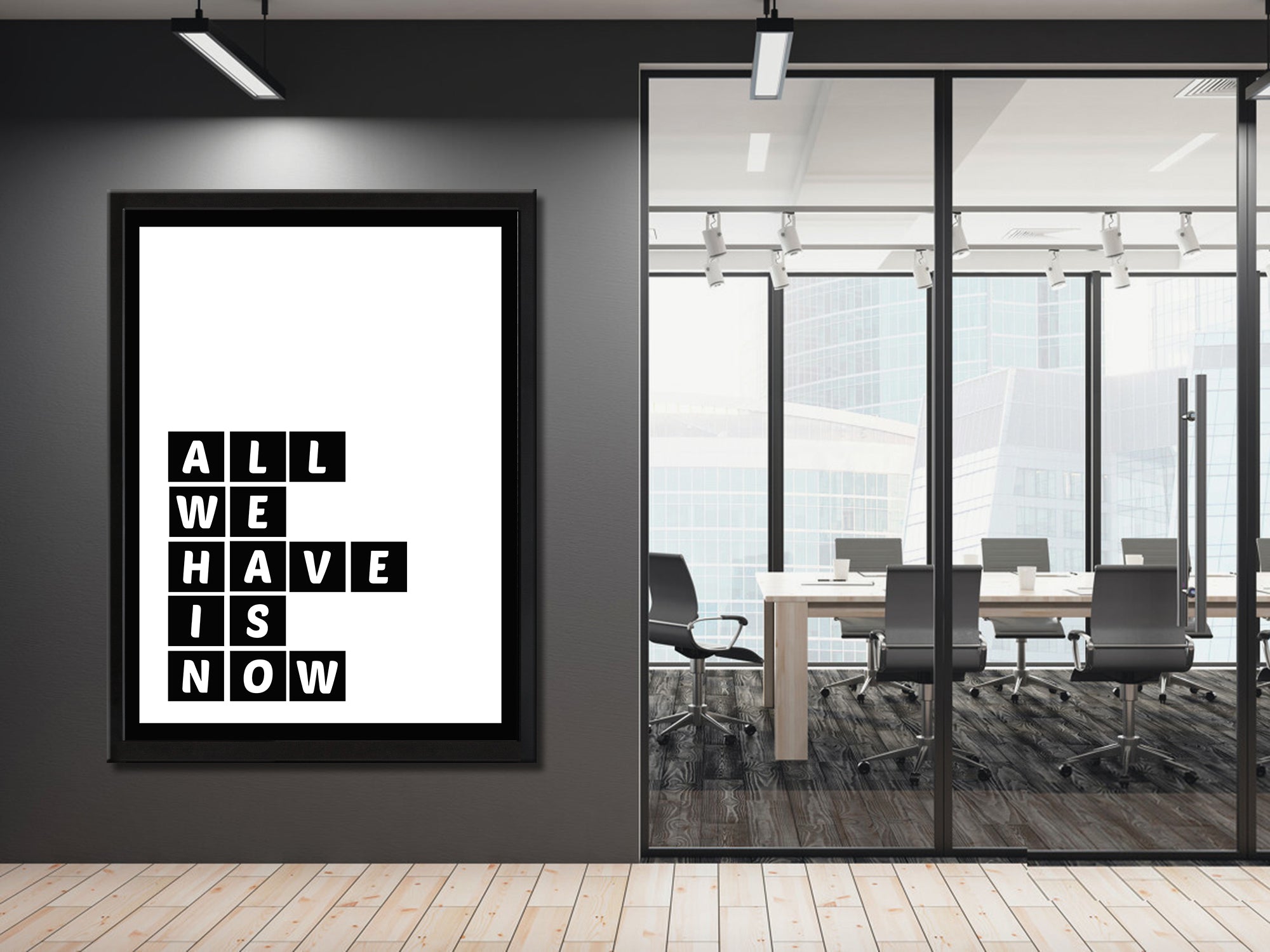 All We Have Is Now V2 - Canvas Wall Art